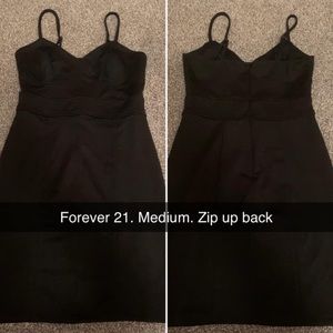 Black forever 21 cupped bodycon dress